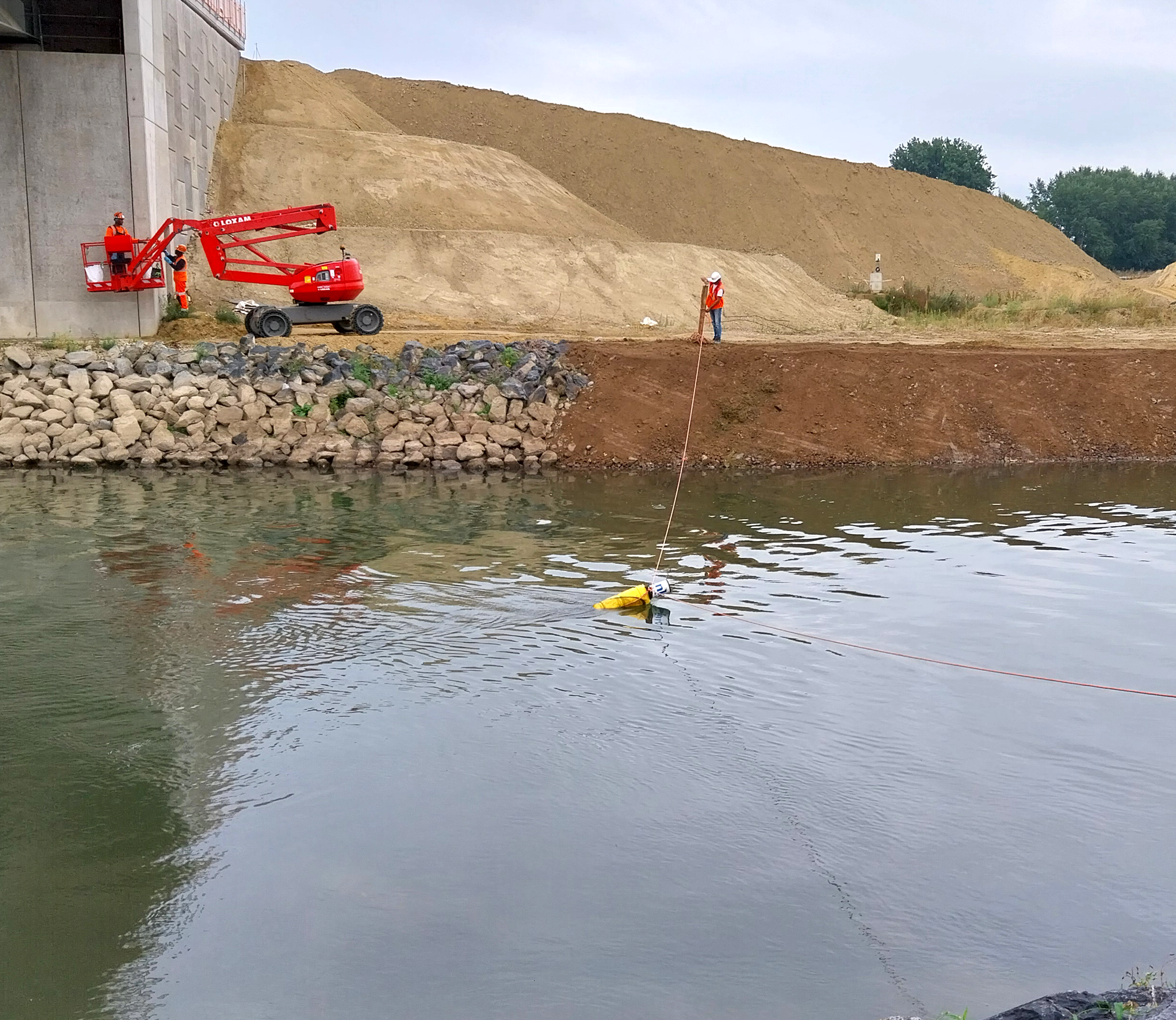 Sonde nke en amont du canal Seine Nord Europe